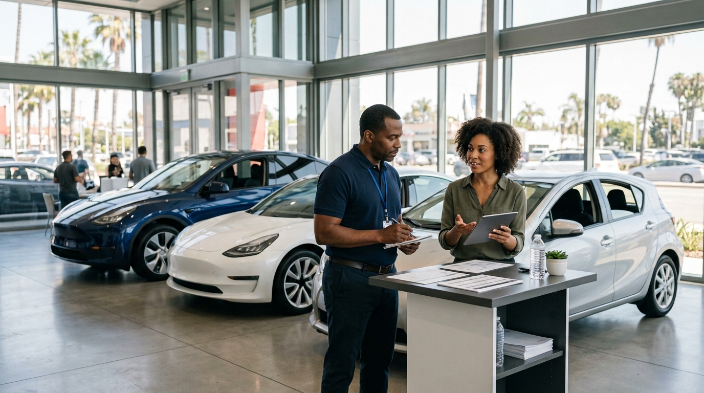 California rideshare driver shopping for an electric vehicle