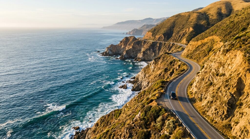 Highway 1 California road trip along the Big Sur coast