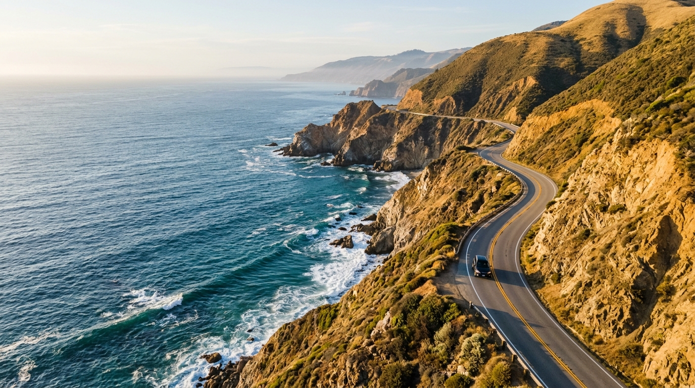 Highway 1 California road trip along the Big Sur coast